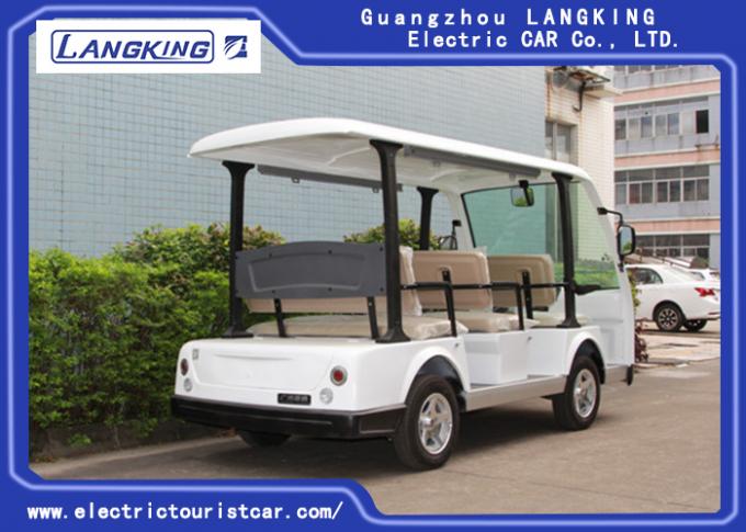 Customized Small Electric Utility Vehicles , 8 Person Electric Passenger Bus