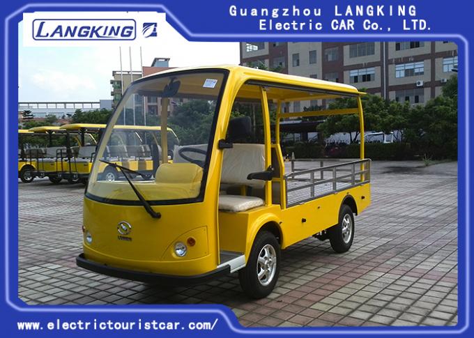 2 Seater  Golf Cart  Yellow  ADC 48V 5KW Acim Electric Utility Carts Luggage Cart
