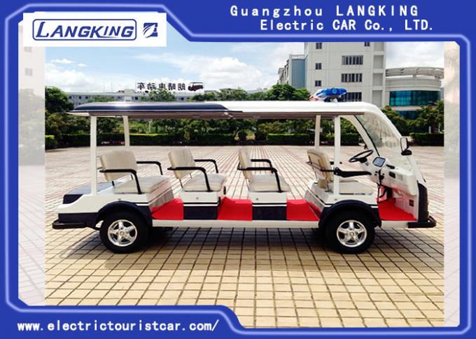 11 Seater 72V/5.5KW Electric Patrol Car Utility Electric Vehicle With Big Light On Top