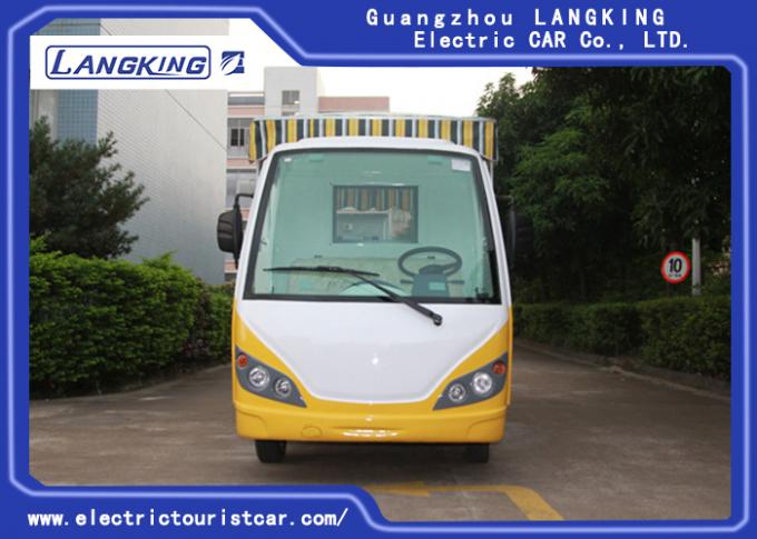 Yellow - White 15 Seater Electric Shuttle Car For School 38km/H Max Speed