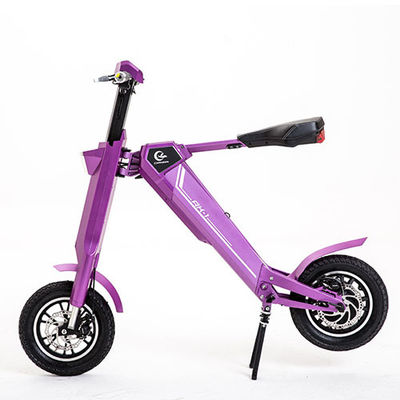 China 350w Motor Fold Up Electric Scooter , Portable Electric Scooter With Bluetooth Speaker supplier
