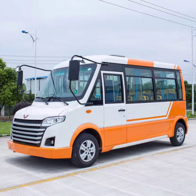 China Fashion Orange White Electric Utility Carts , 30km/H Electric City Bus For Park supplier