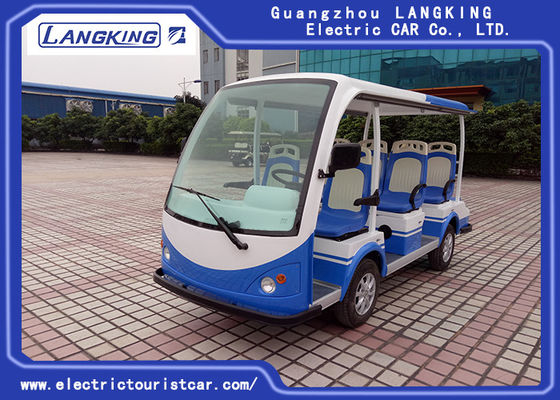 China 8 Seater Climbing Ability 18% Electric Tourist Car with Medical Chest for Airport supplier