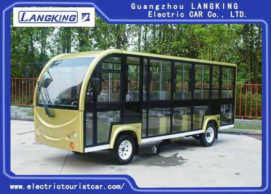 China 18 Person Electric Shuttle Bus For Kid Tourist / Electric Passenger Carts supplier