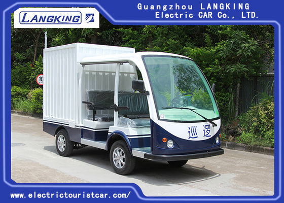 China Balck Seats Electric Freight Car / Electric Truck Van with cargo loading 450KGS Max.Speed 28km/H supplier