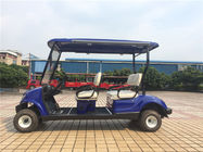 White 48v Battery Golf Cart , Two Passenger Club Car Golf Cars Accelerator