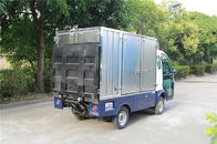 DC Controller Electric Utility Carts , Dry Battery Powered Utility Vehicles With Hydraulic Tail Plate