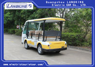 White /Yellow 8 Seater  Golf  Cart Electric Sightseeing Bus China Mini Tour Bus