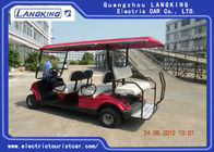 Fuel Type Esix Seater Electric Car , Club Precedent Golf Cart 80km Range