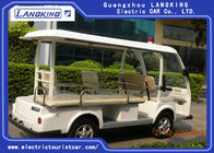White Hospital Electric Tourist Car 18% Climbing Ability 28km/H Max Speed