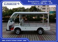 Fiber Glass Body 48v / 4kw Electric Mini Truck With Roof 900kg Loading Capacity