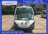 CE Approval 48 Volt Electric Car , Electric Patrol Vehicles 8 Seats Comfortable