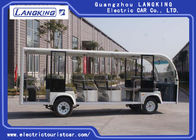 18 People Electric Shuttle Car With Effective Shock Absorb Without Door