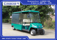 Two Seats Electric Cargo Truck With Roof / Stainless Steel Cargo Box