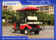 Four Wheel Electric Golf Carts With 2 Rear Seats Powered By 48Volt Free Maintenance Battery 8V*6PCS