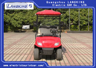 Four Wheel Electric Golf Carts With 2 Rear Seats Powered By 48Volt Free Maintenance Battery 8V*6PCS
