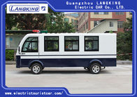 Blue / White Color Electric Ambulance Car With Toplight For Hospital