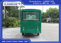 Closed Door Electric Sightseeing Car With Superior Cruising Capacity 72 Volt 7.5KW AC Motor 14 seats