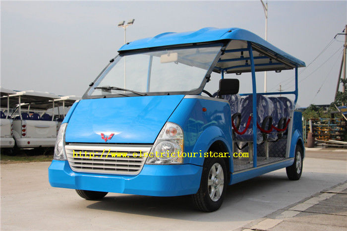 Gasoline Powered Electric Shuttle Car For Reception Tourist Coach Left Steering