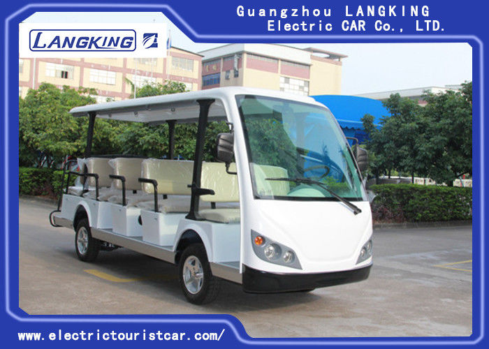 14 Seater Electric Sightseeing Bus , 72v Electric Shuttle Car  for Exhibition