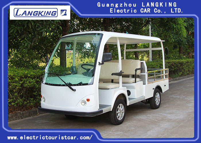 Four Passenger Electric Luggage Cart  With ADC Motor And ​Cargo Box Low Speed