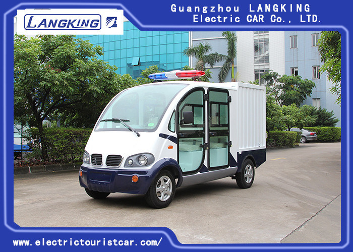 4 Seats Electric Luggage Cart / 48V 4kW DC Motor Driven Battery Powered