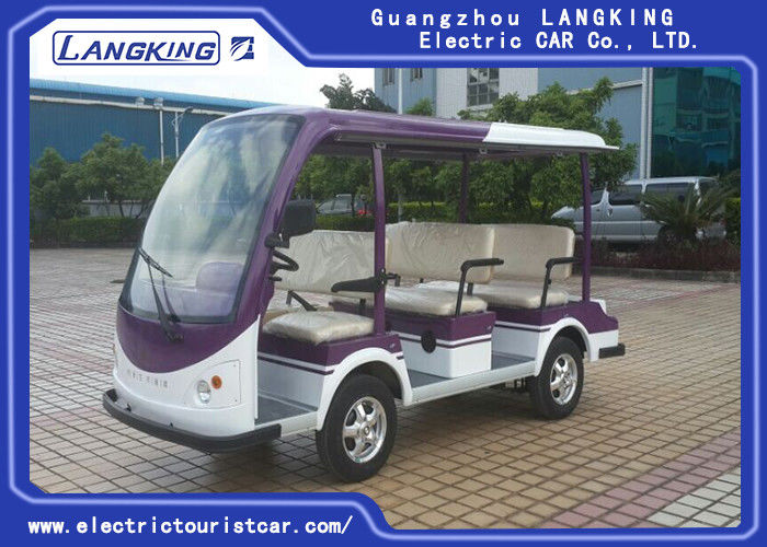 Eight Seater Electric Passenger Bus , Electric Sightseeing Car Eco Friendly
