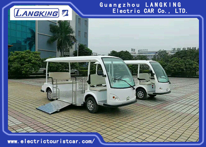 5 Passenger Electric Tourist Car With Wheelchair For Disabled , Max.Speed 28km/h