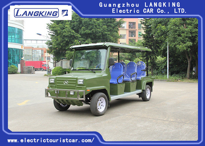 Classic 8 Seater Electric Sightseeing Car With Basket For Security