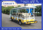 Green / White Rustproof  Body Electric Sightseeing Bus Tour 1 Year Warranty supplier