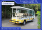 Green / White Rustproof  Body Electric Sightseeing Bus Tour 1 Year Warranty supplier