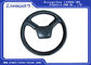 Electric Shuttle Bus / Freight Car Parts Steering Wheel PU Or ABS Material supplier