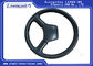 Electric Shuttle Bus / Freight Car Parts Steering Wheel PU Or ABS Material supplier