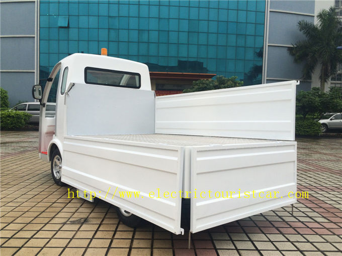 Factory Use 2 Seater Electric Car , White Electric Tour Bus 48v/4kw F092
