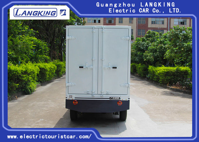 Balck Seats Electric Freight Car / Electric Truck Van with cargo loading 450KGS Max.Speed 28km/H