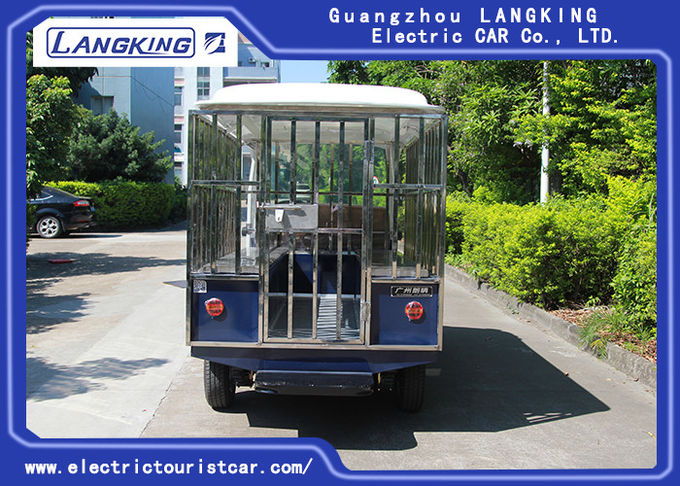 900KG Small Electric Tourist Car Airport Luggage Cart With CE Certificate With Top Light / Roof