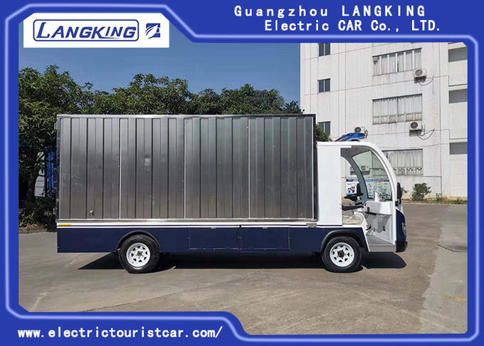 2 seats electric freight car /cargo van for electric van with tolight big cargo box