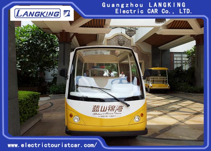 8 Seater Electric Sightseeing Bus , Tourist Electric Shuttle Car  CE Approved