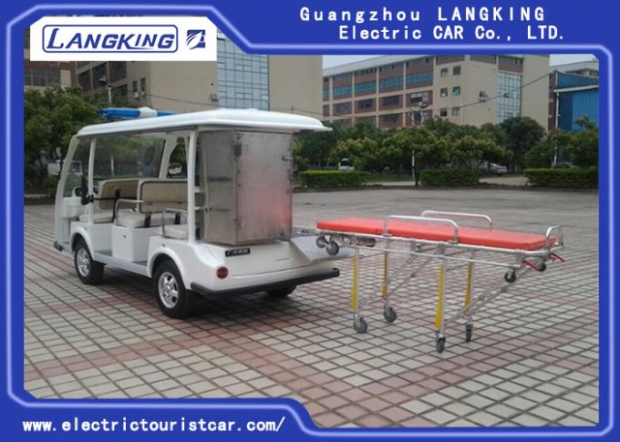 48V / 3KW DC motor Electric Tourist Car with Cargo Box Max . Speed 28km/h for Hotel 0