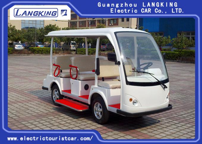 Sightseeing Battery Powered Electric Shuttle Car Transport Bus8 Seaters For Tourist