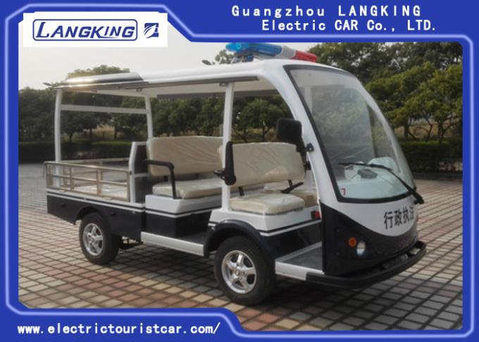 4 Seater Electric Patrol Car For Security Cruise Car With Caution Light for Resort 0