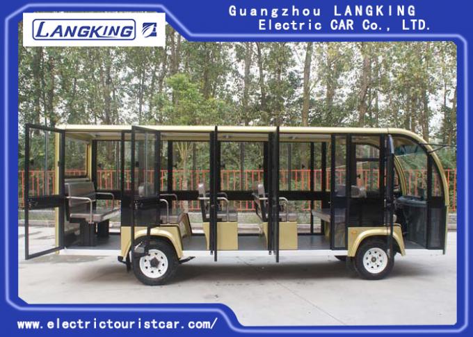 18 Person Electric Shuttle Bus For Kid Tourist / Electric Passenger Carts