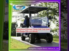 New Electric Chinese Cheap Golf Club Small Mini Buggy Cart Car Vehicle