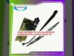 Electric Golf Buggy  Parts City Bus Windshield Overlapped Wiper Assembly 12V And 24V
