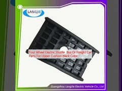 Four Wheel Electric Shuttle  Bus Or Freight Car Parts For Upper Cushion Black Color