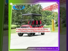 4 Seats Electric Hunting Car with AC Motor and 4 Wheel Drive for Wilderness Exploration