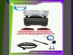 Clubcar Precedent Pioneer LED Luxury Car Light Set Turn Signal High Beam Golf Cart 48V