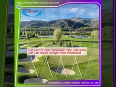 Club Car DS Clear Windshield 1982-2000 New Golf Cart Acrylic Straight Plate Windshield