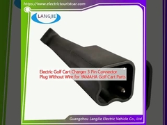 Electric Golf Cart Charger 3 Pin Connector Plug Without Wire for YAMAHA Golf Cart Parts
