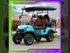 Battery Operated 4 Wheel Electric Golf Cart 48V Motor Suits For Hotel